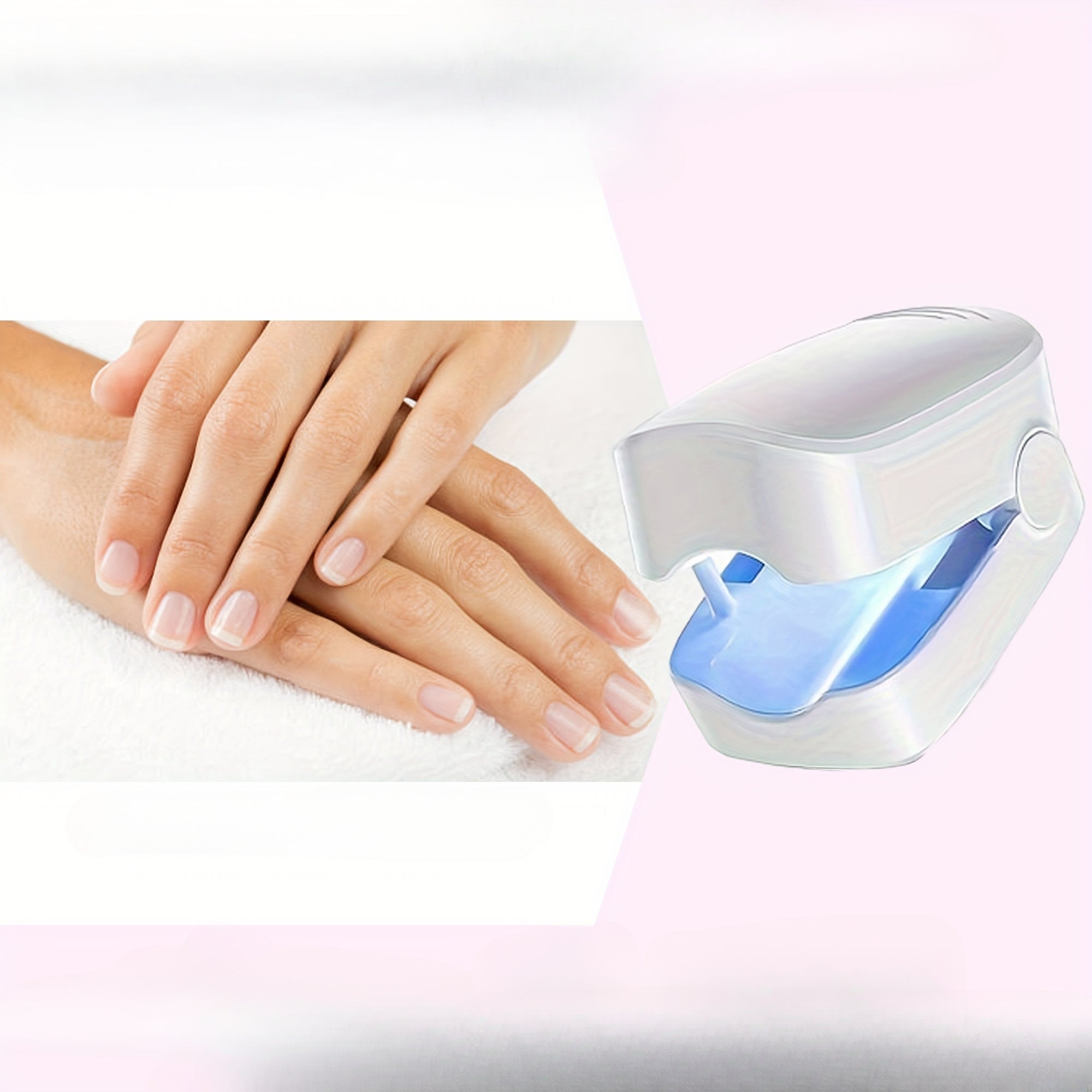 Portable White Nail Relaxer USB Rechargeable 400mAh Lithium Battery for Home Use