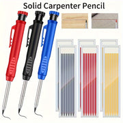 Yog'och ishlash uchun ichki qalam bilan to'ldiriladigan qalam va qalamni qirqish uchun qirqish moslamasi