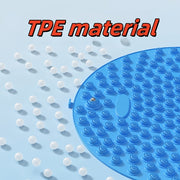 Dairaviy oyoq massaj matosi akupressura nuqtalari bilan, 5 ta katta bionik magnit bilan - Cheklangan vaqt taklifi, ko'k rangda, diametri 54.99 sm.