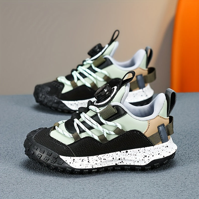 Детские повседневные спортивные кроссовки для мальчиков и девочек, осень-зима, низкий топ, подошва из ТПР