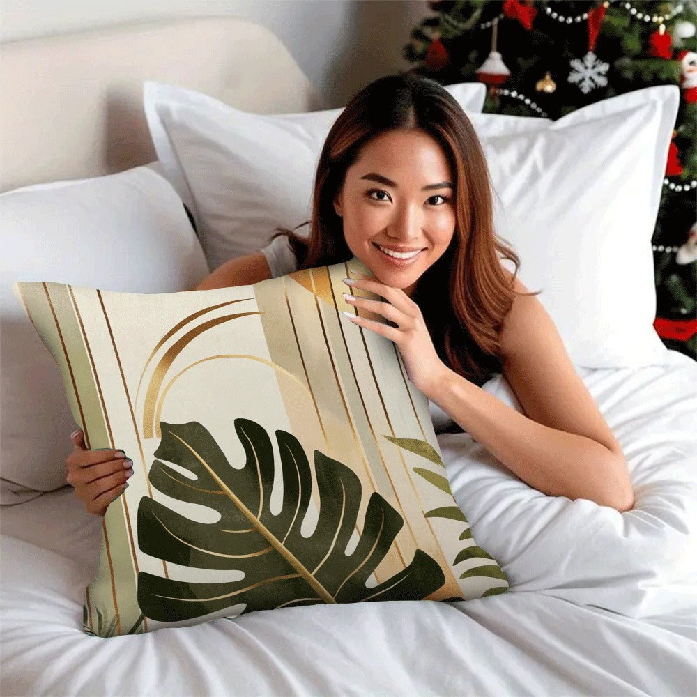 Set of 2 Waterproof Boho Chic Pillow Covers 45.72cm Square for Living Room Bedroom Outdoor