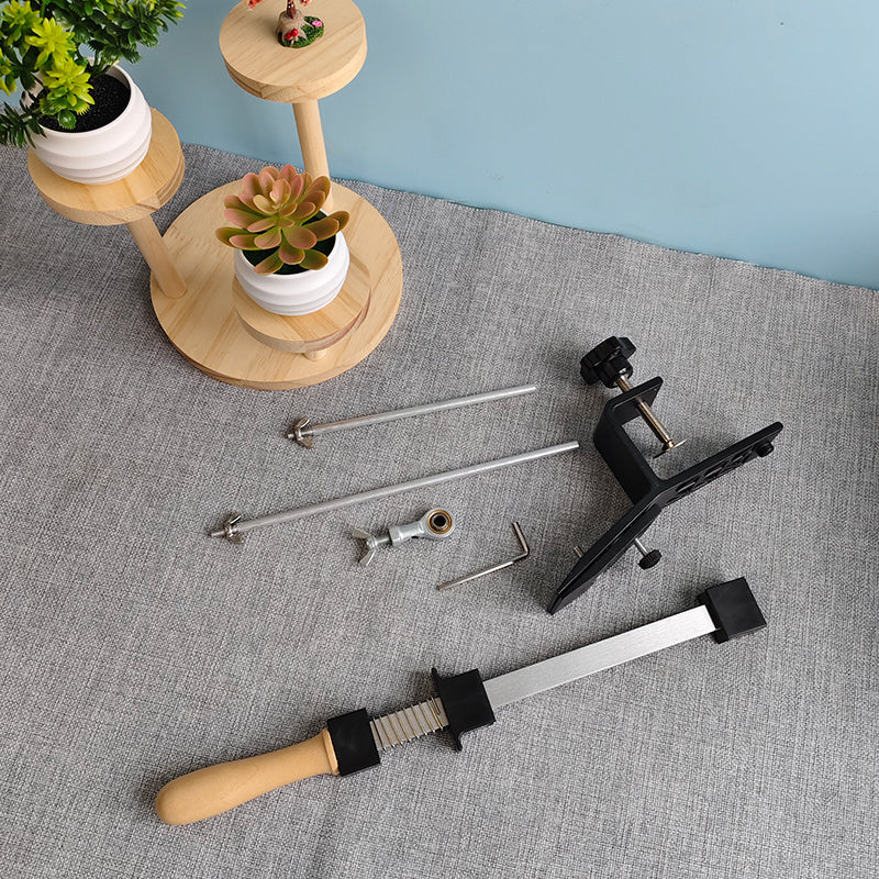 Qora alyuminiy pichoqni silliqlash uchun to'g'ri va tishli pichoq uchun, yopishmaydigan asos bilan