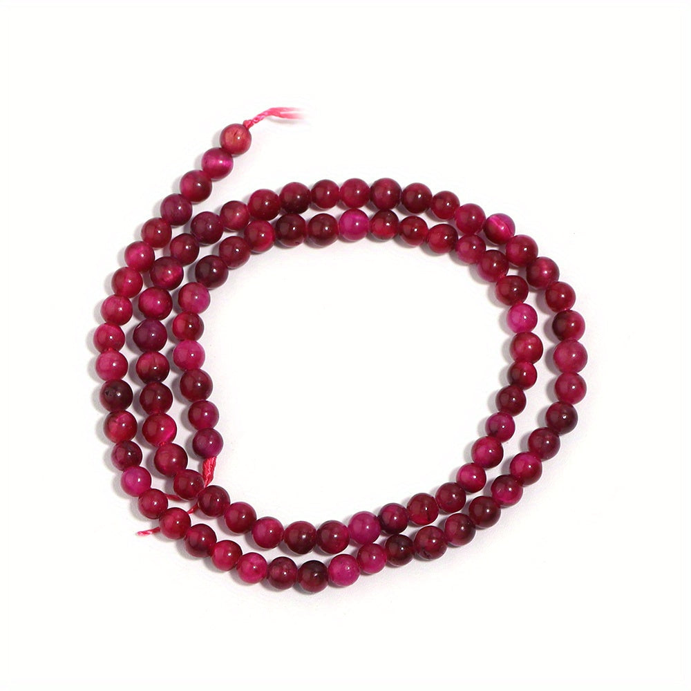 Natural Rose Red Tiger's Eye Beads for Jewelry Making 4-12mm