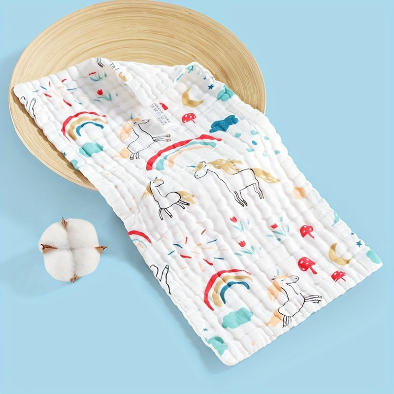 Полотенца с авокадо: шестислойный квадрат, маленький квадрат для малышей, для лица, высокоабсорбирующая марля, для слюны, высокоплотные детские и умывальные полотенца.