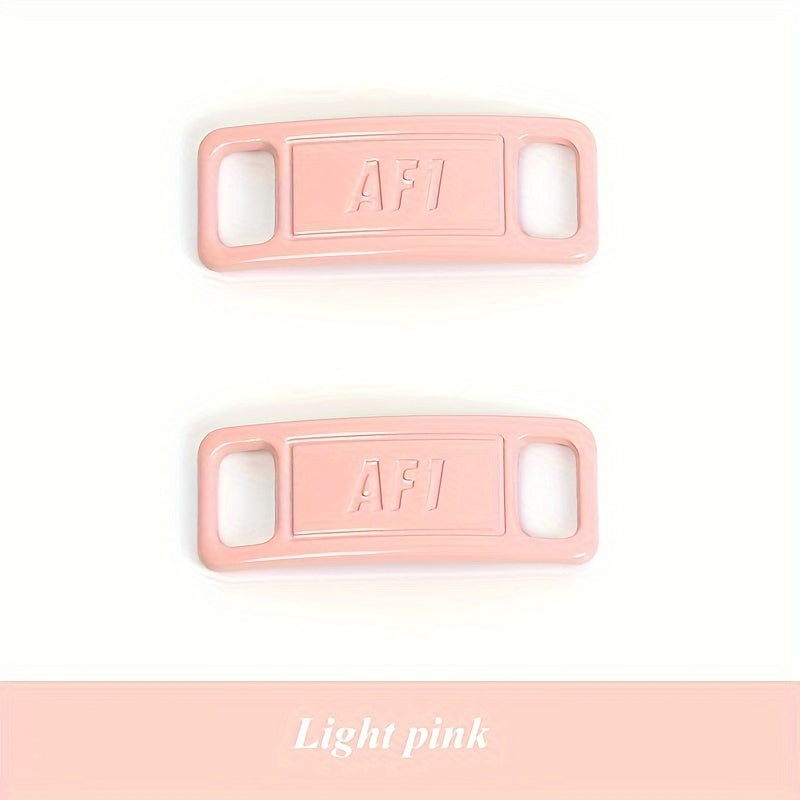 Unisex Shoe Lace Buckle Silver Metal Shoe Accessory