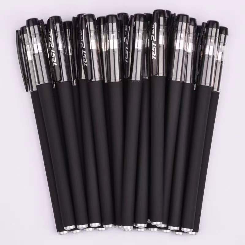 10-Piece Gel Pen Set for Students Office School Includes Red Black Water Carbon