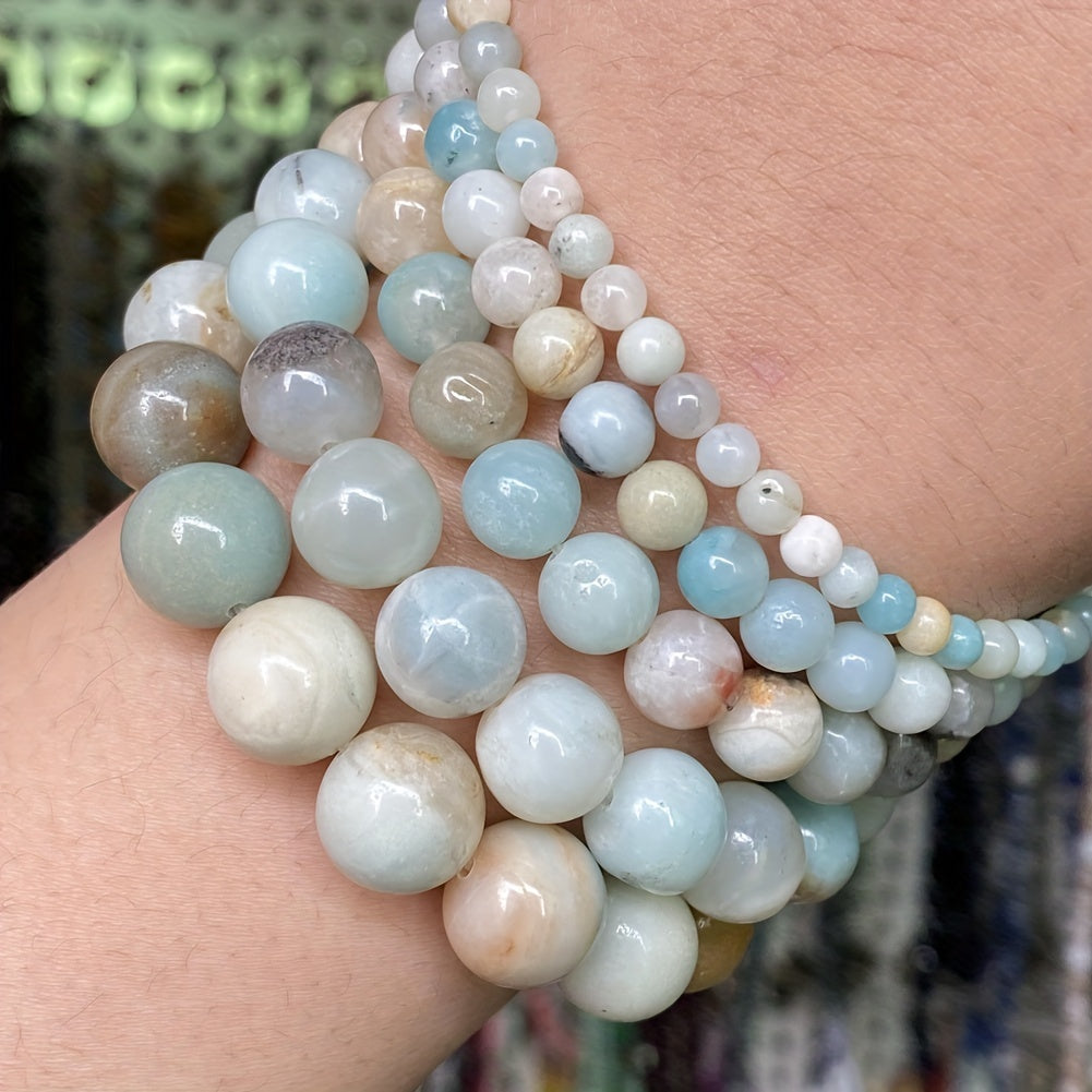 Natural Amazonite Beads Pack of 30 37 45 59 90 Pieces 4mm 6mm 8mm 10mm 12mm Jewelry Making