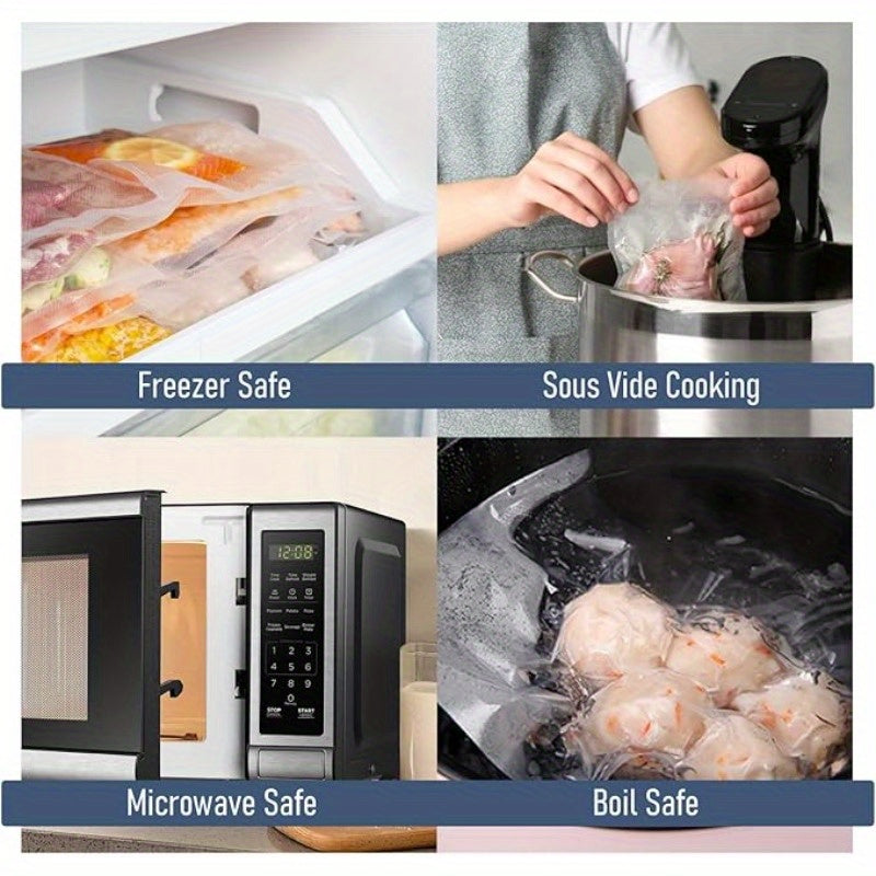 5 Rolls of 30x500cm Vacuum Seal Bags for Food Storage and Meal Prep BPA-Free Heavy Duty