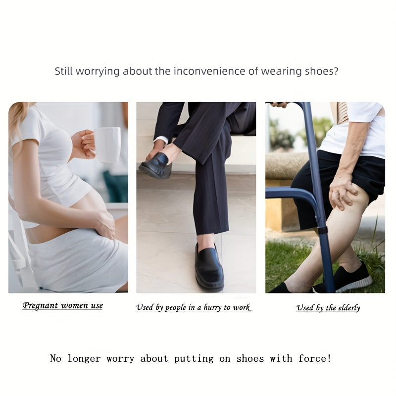 Stainless Steel Shoe Horn Shoe Lifter for Adults Durable Slip Aid