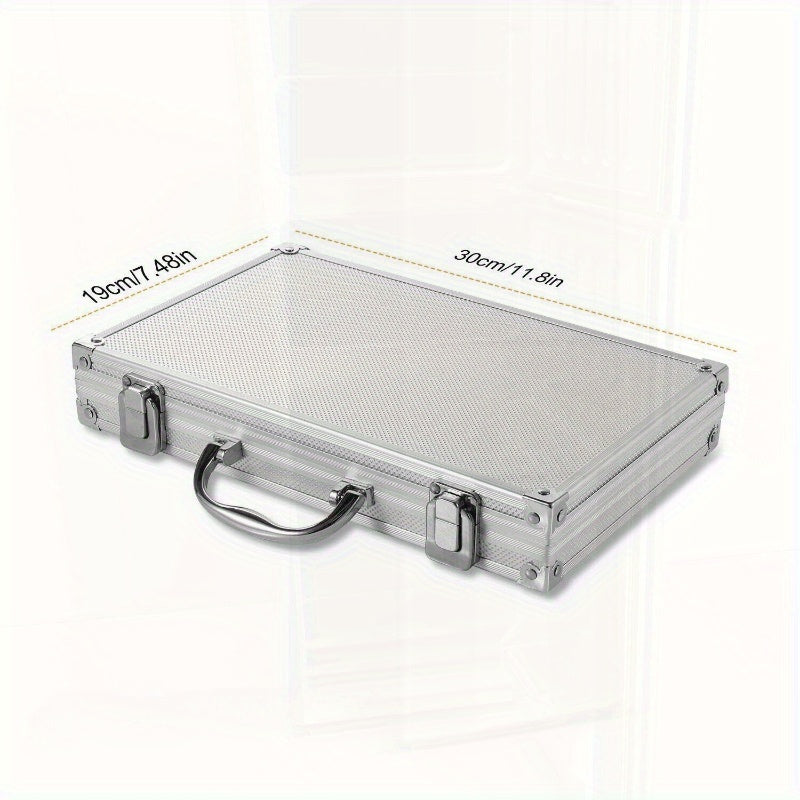 Ochiq havoda qurolni tozalash uchun to'plam, paxta cho'tkalar bilan, yog'och quti, alyuminiy quti bilan