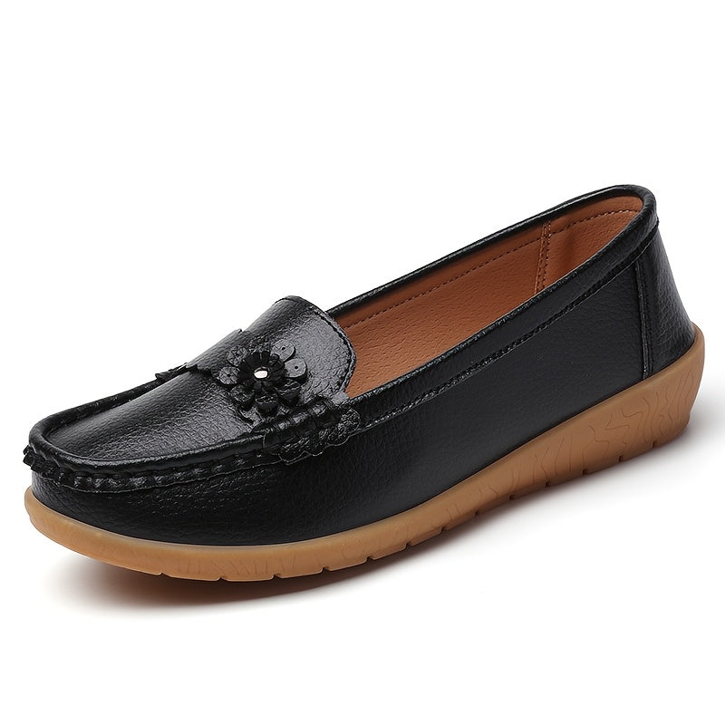 Women's Slip-Resistant Casual Flats Large Size Soft TPR Sole