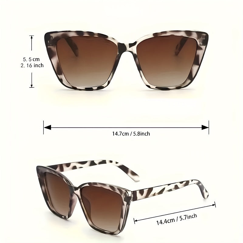 Set of 5 Vintage Cat-Shaped Decorative Glasses for Costume and Fashion