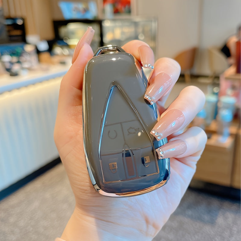 Universal TPU Key Fob Cover for Car Keys, Slim, Shockproof, Durable