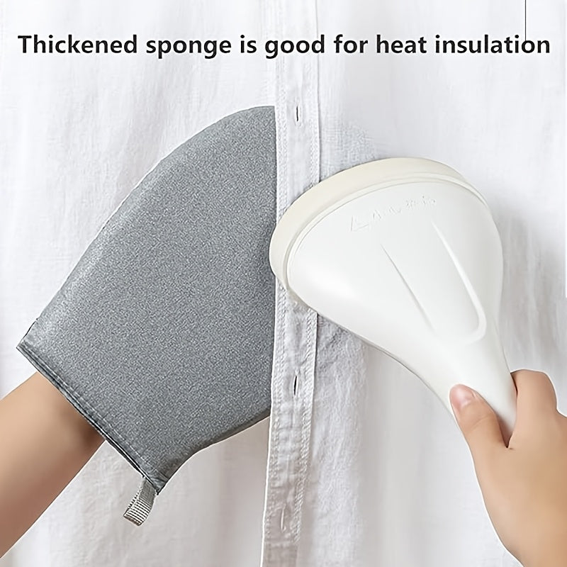 Mini Ironing Board for Clothes, Portable Handheld Ironing Device with Heat Resistant Pad