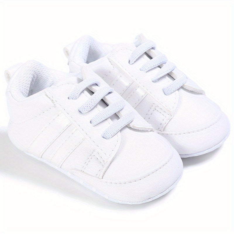 Infant Soft Bottom Stripes Light-Up Sports Shoes for Newborns Spring Fall