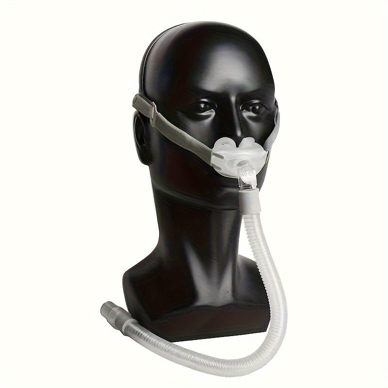 Nasal CPAP Mask Kit with Adjustable Headgear and Multiple Nasal Pillow Sizes for Sleep Apnea