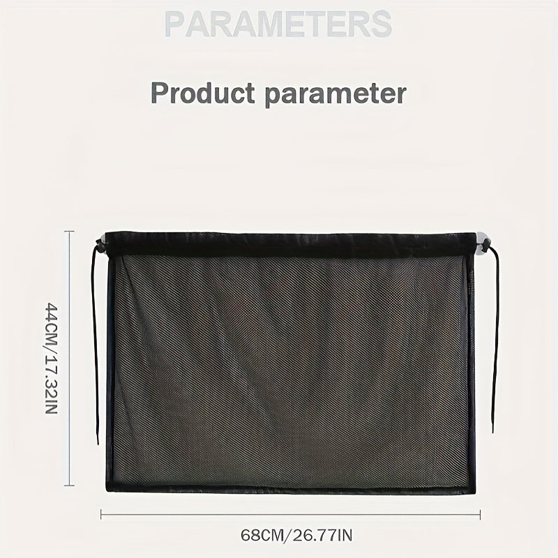 Car Sun Shade Curtain Front Rear Window Heat Insulation Privacy Car Accessory