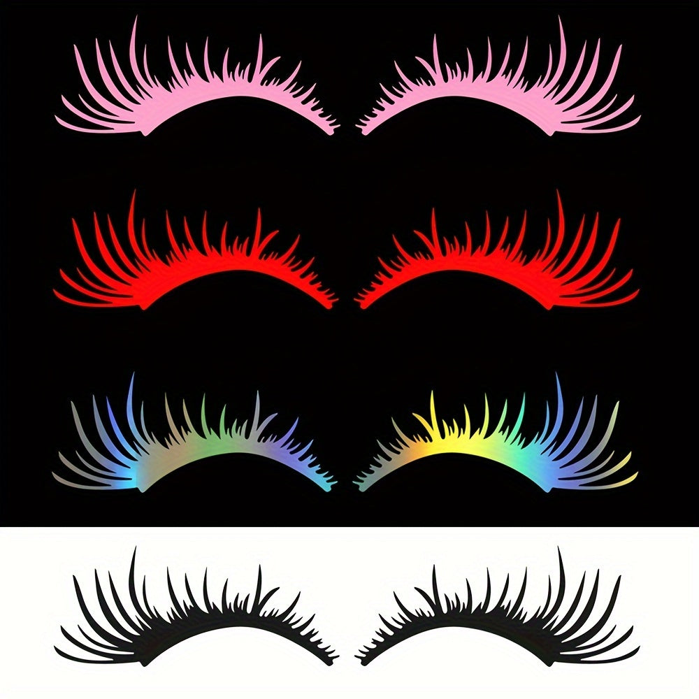 Car Headlight Decor Stickers Waterproof Vinyl Car Stickers for Bumper Car Lights