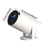 Outdoor Portable WiFi 6 Projector 4K Support 720P Native Brightness 2000 Lumens