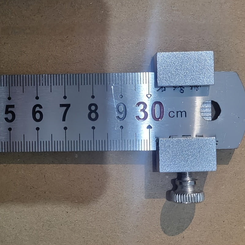 Aluminum 30cm x 50cm Straight Ruler Multi-purpose Measurement Tool for Craftsmen