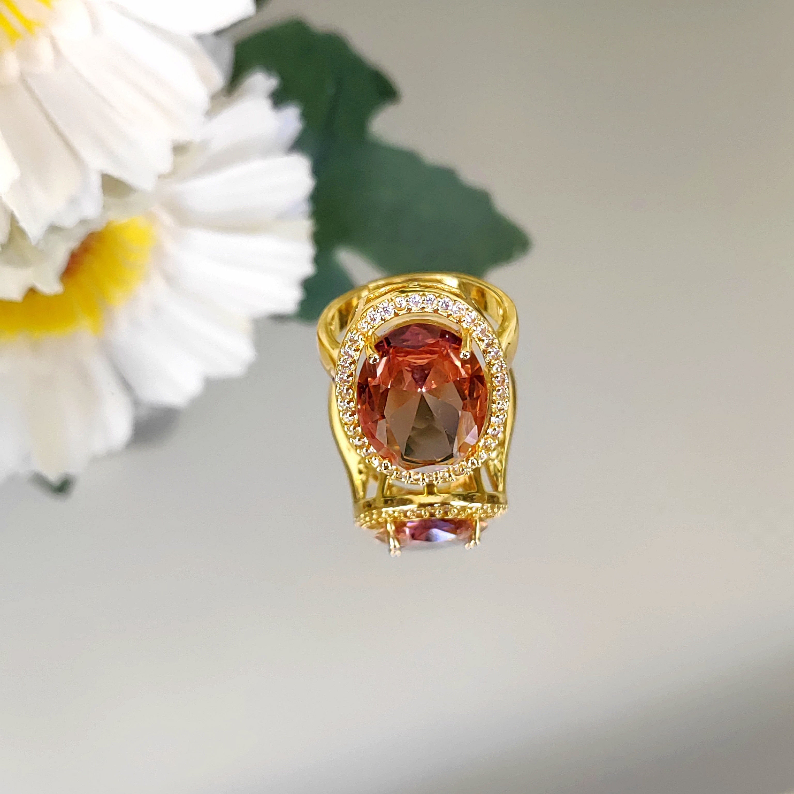 Rang o'zgartiruvchi 4 ta buyumli zargarlik to'plami, sozlanadigan uzuk, taqinchoq, sirg'alar va bilaguzuk, kundalik kiyimlar, takliflar va to'ylar uchun