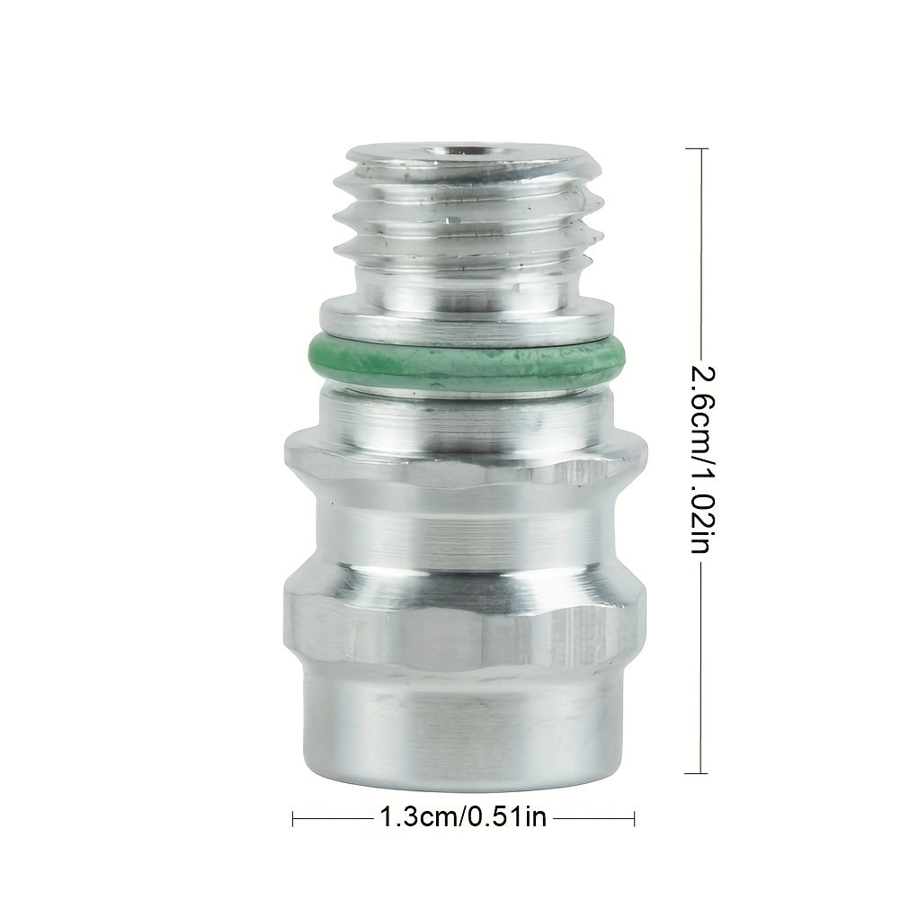 7-Piece AC System Caps and Valve Cores Kit for Vehicle Air Conditioning Maintenance