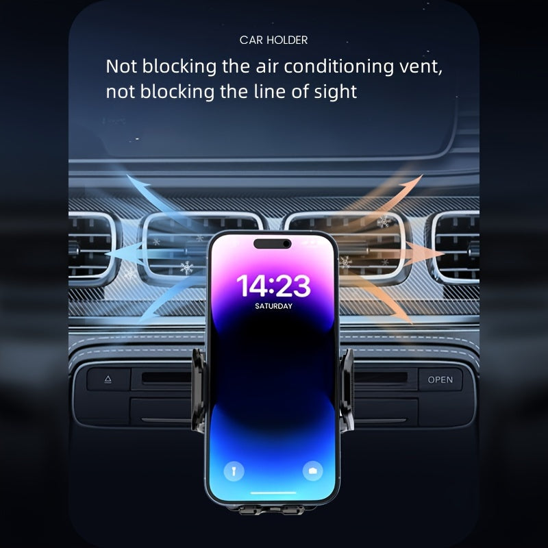 Avtomobil telefoni uchun tutqich, avtomobil CD navigatsiya o'rnatgich, 360° aylantirish, bardoshli plastmassa