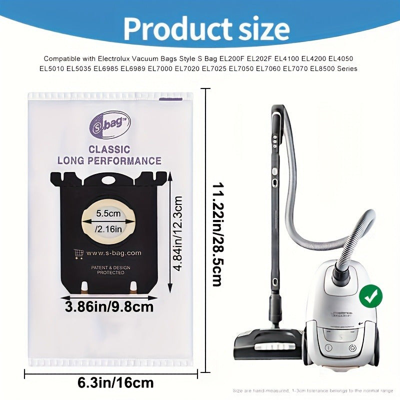 Wood Material Floor Attachment 10pcs Vacuum Bags Dustproof Multi-Layer Durable