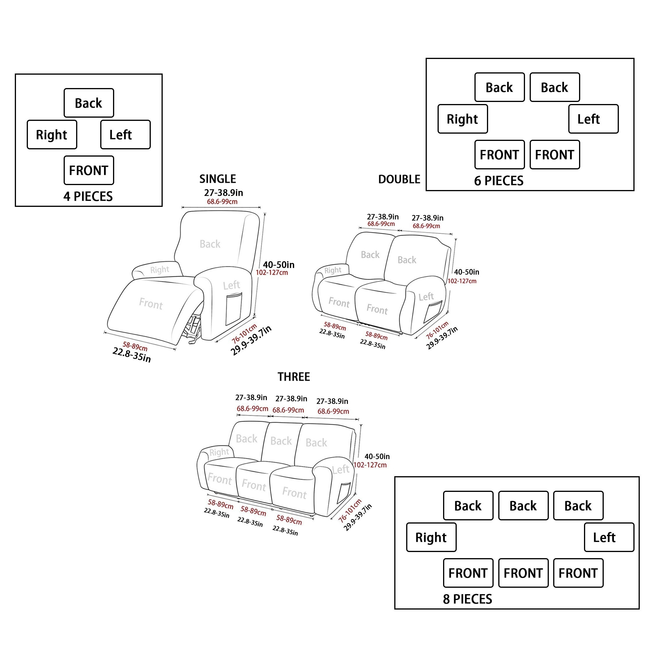 Водонепроницаемый однотонный чехол для дивана-кресла Chivas для домашней спальни.