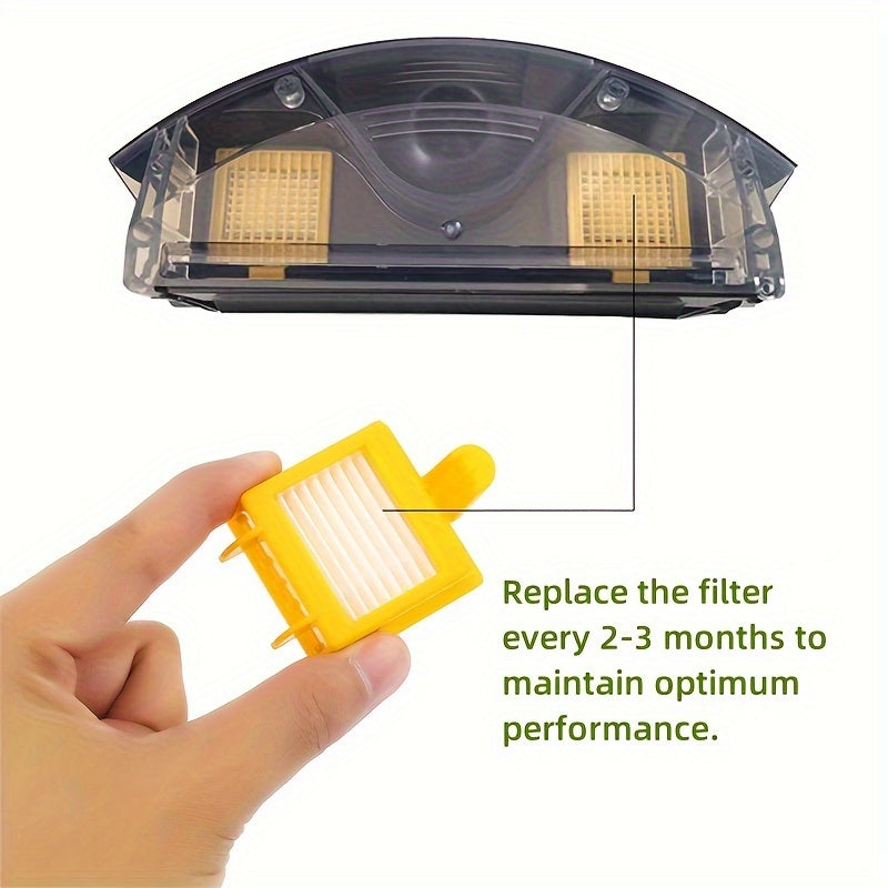 700 seriyali changyutgichlar uchun almashtirish HEPA filtrlar - 700, 760, 770, 780, 790 modellari uchun mos keladi - 6 ta yuqori samarali zarrachalar havo filtrlarini va plastik pol asbobini o'z ichiga oladi