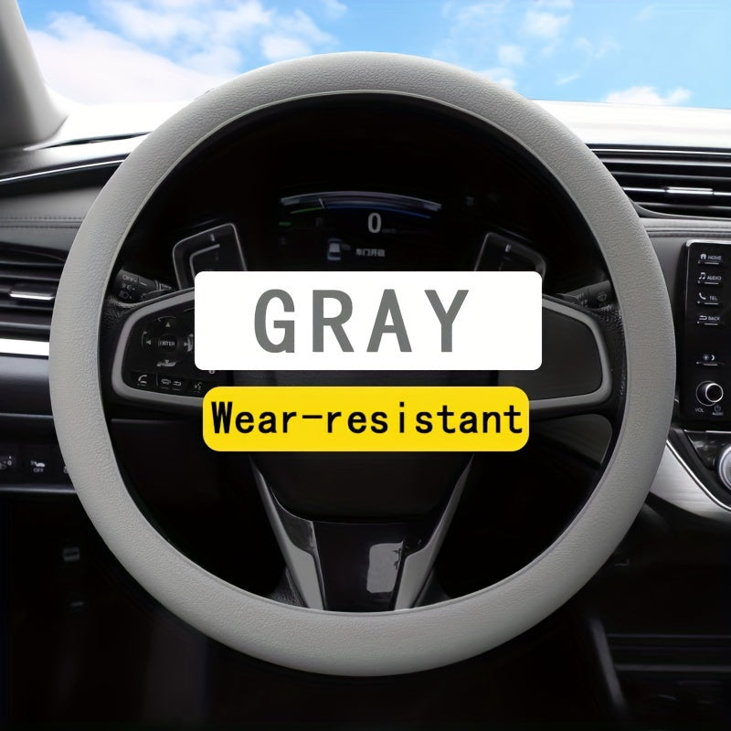 Universal Silicone Steering Wheel Cover Non-Slip Durable Colors