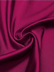 Plus Size Women's Satin Short Sleeve Shirt Elegant Elegant Shirt