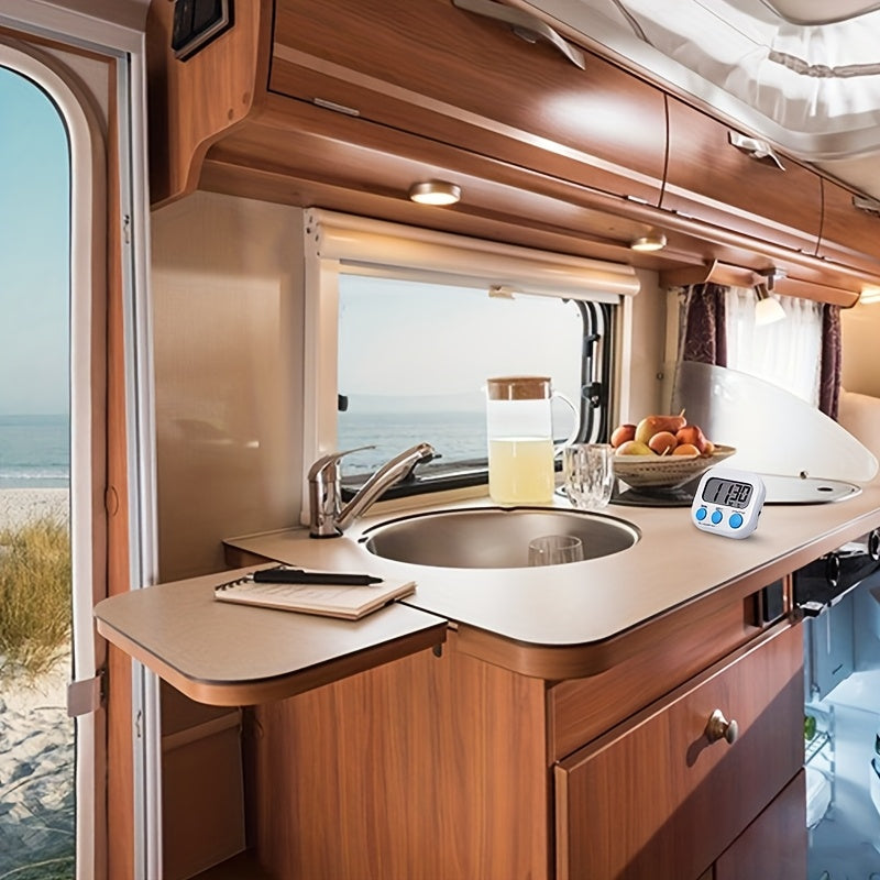 2/4 шт. магнитных цифровых кухонных таймеров с большим ЖК-дисплеем для готовки, выпечки, упражнений