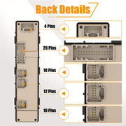 Driver Side Power Window Switch For GM Vehicles 2003-2007 Without Battery