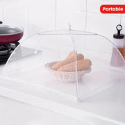 Портативная крышка для еды с тонкой сеткой, защищающая от насекомых и пыли, складная для использования внутри и снаружи