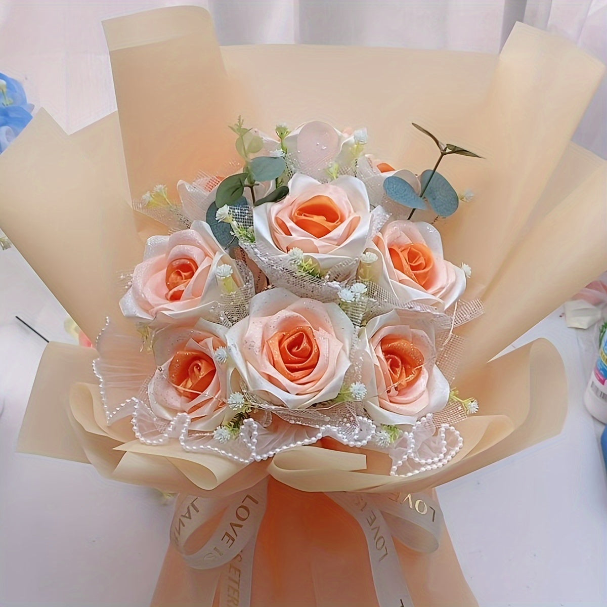 3 piezas de cinta de 4cm de ancho y 22m de largo para envolver regalos, bodas, manualidades DIY