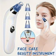 Electric Blackhead Remover with Four Suction Heads for Pore Cleansing