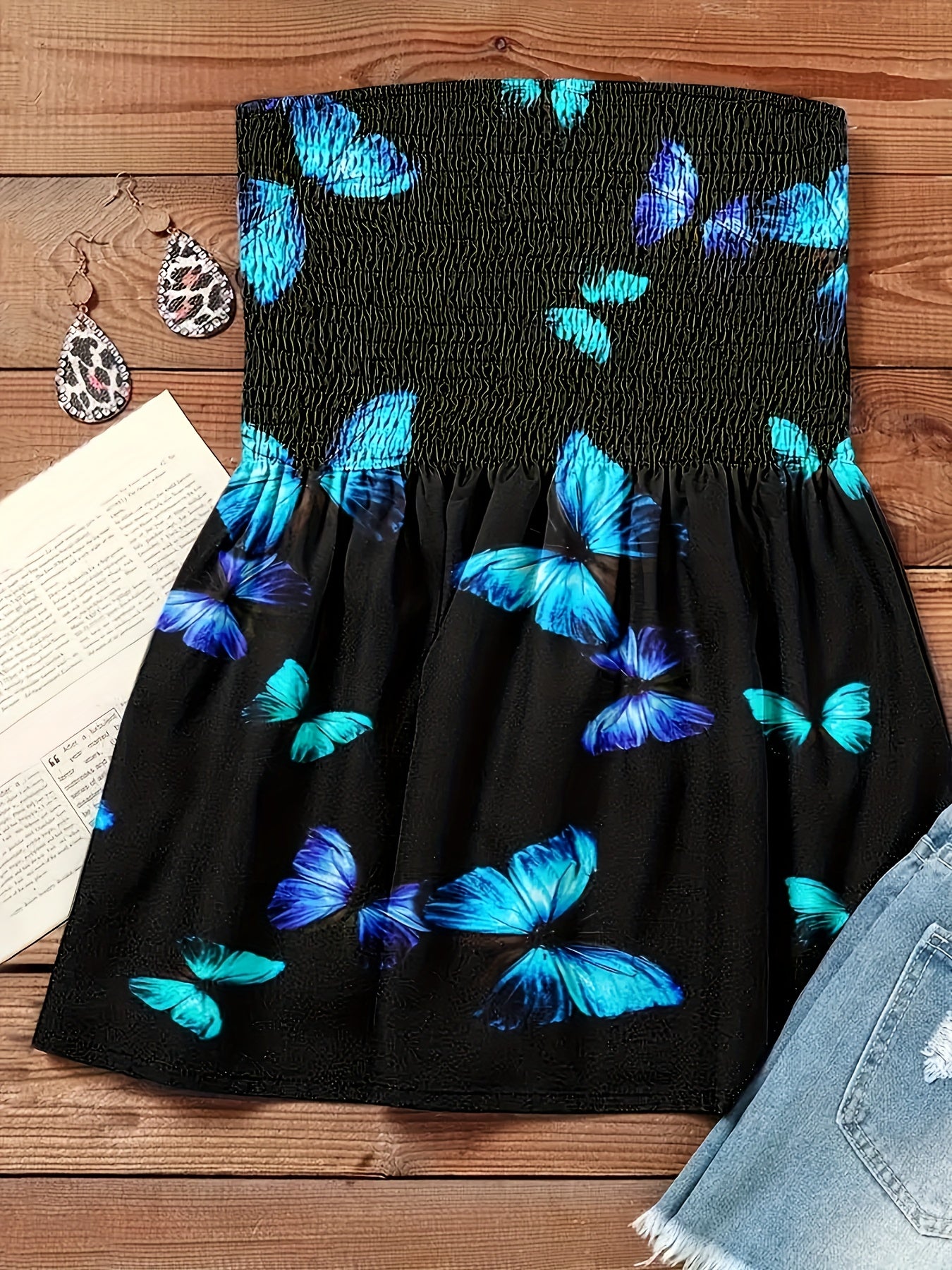 Vestido ajustado para mujer de talla grande en negro, talla verdadera