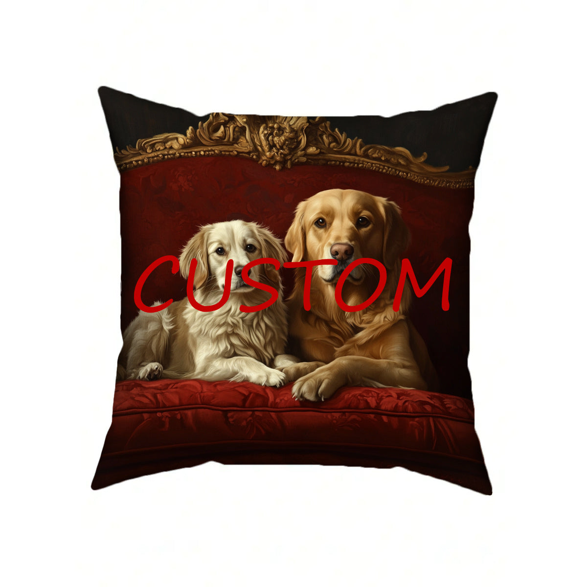 Customizable Throw Pillow Cover 45.72x45.72 cm Square Woven Polyester