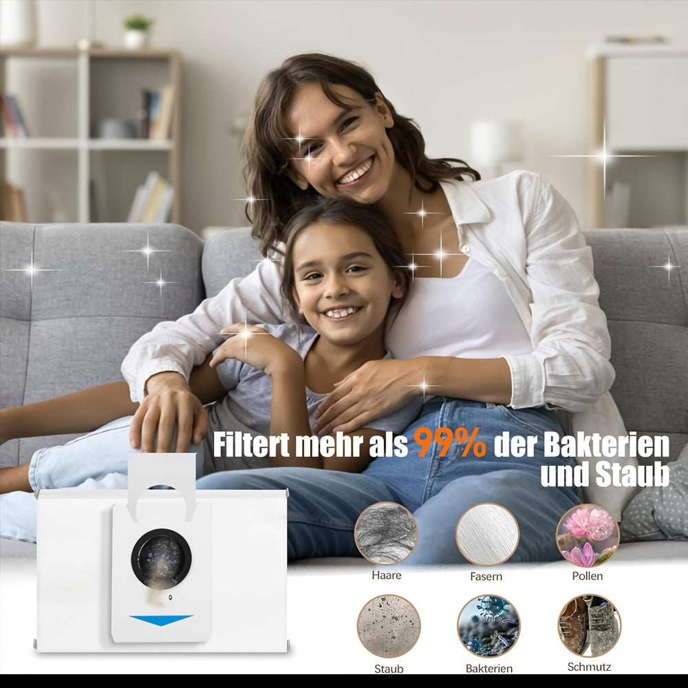 Ecovacs Deebot X1 Omni, X1 Plus, T10 Omni, T10 Plus va T20 Omni X&T seriyali robot tozalagich uchun mos keladigan 3L katta sig'imli almashtirish sumkalari.