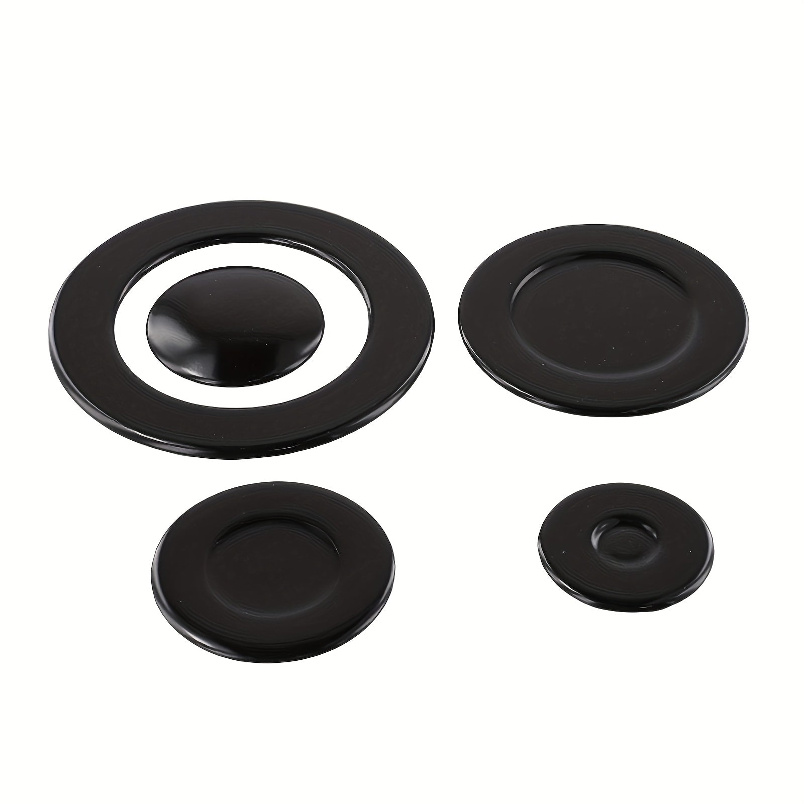 4 piezas de quemadores de gas de hierro negro para cocinas SABAF