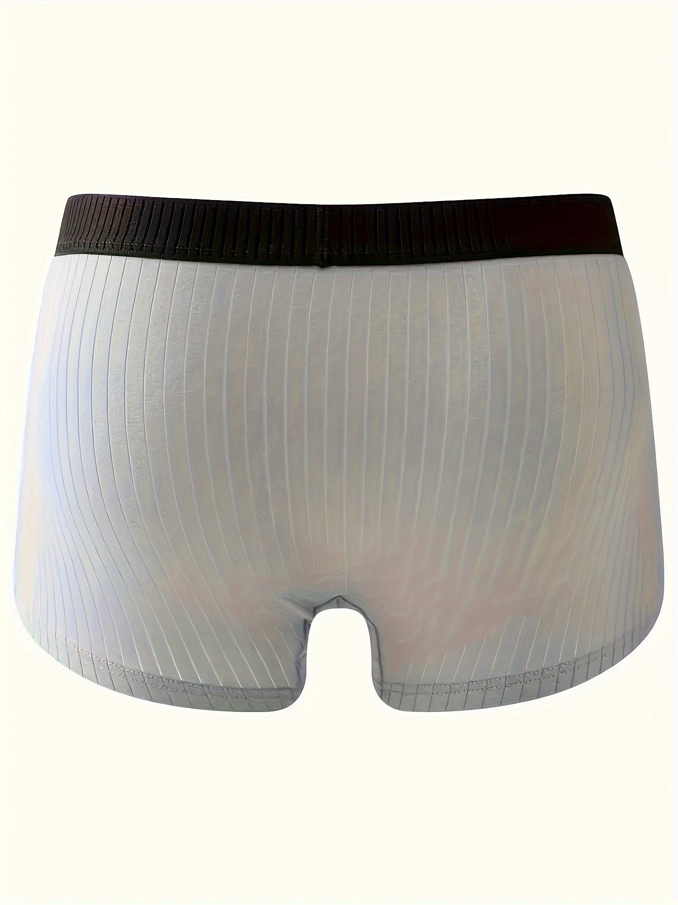 Men's Cotton Underwear 6 Pack Shortie Solid Color High Stretch Breathable