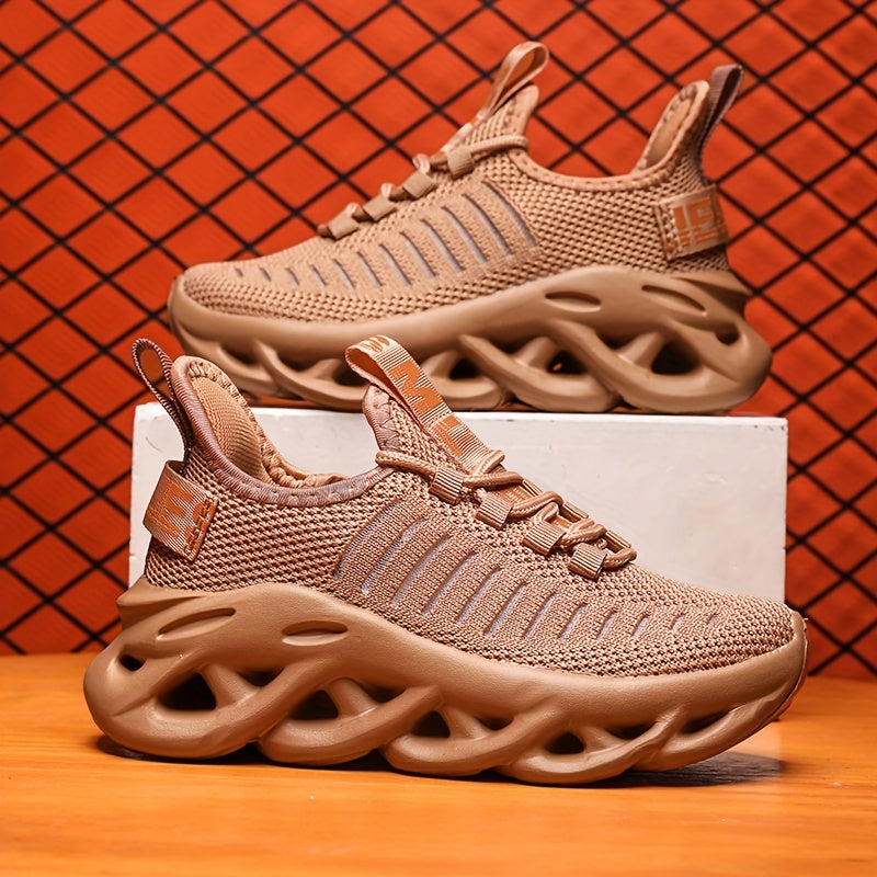 Детские дышащие полосатые спортивные кроссовки низкого хода для мальчиков и девочек