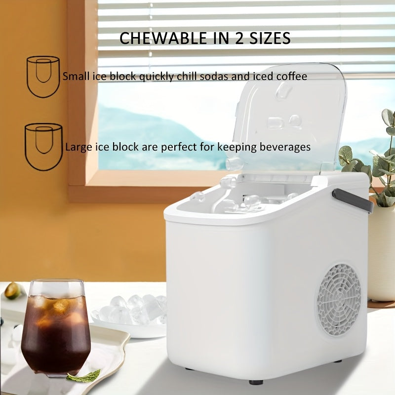 Countertop Portable Ice Maker Home Kitchen Camping Car with Handle