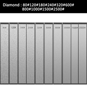 10 dona oltin titan bilan qoplangan olmosli qattiq burchakli silliqlash toshlari