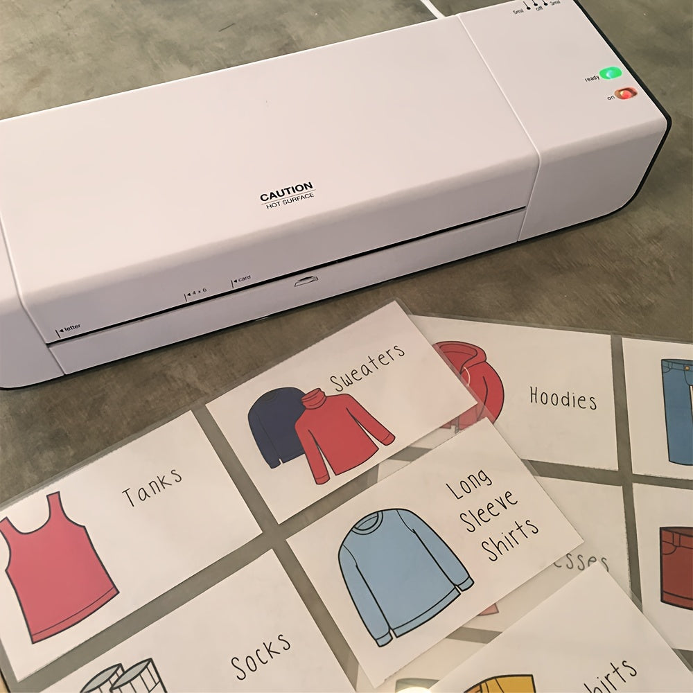 100 Pack Clear Laminating Sheets 22x32 cm Waterproof 5 Mil for Documents