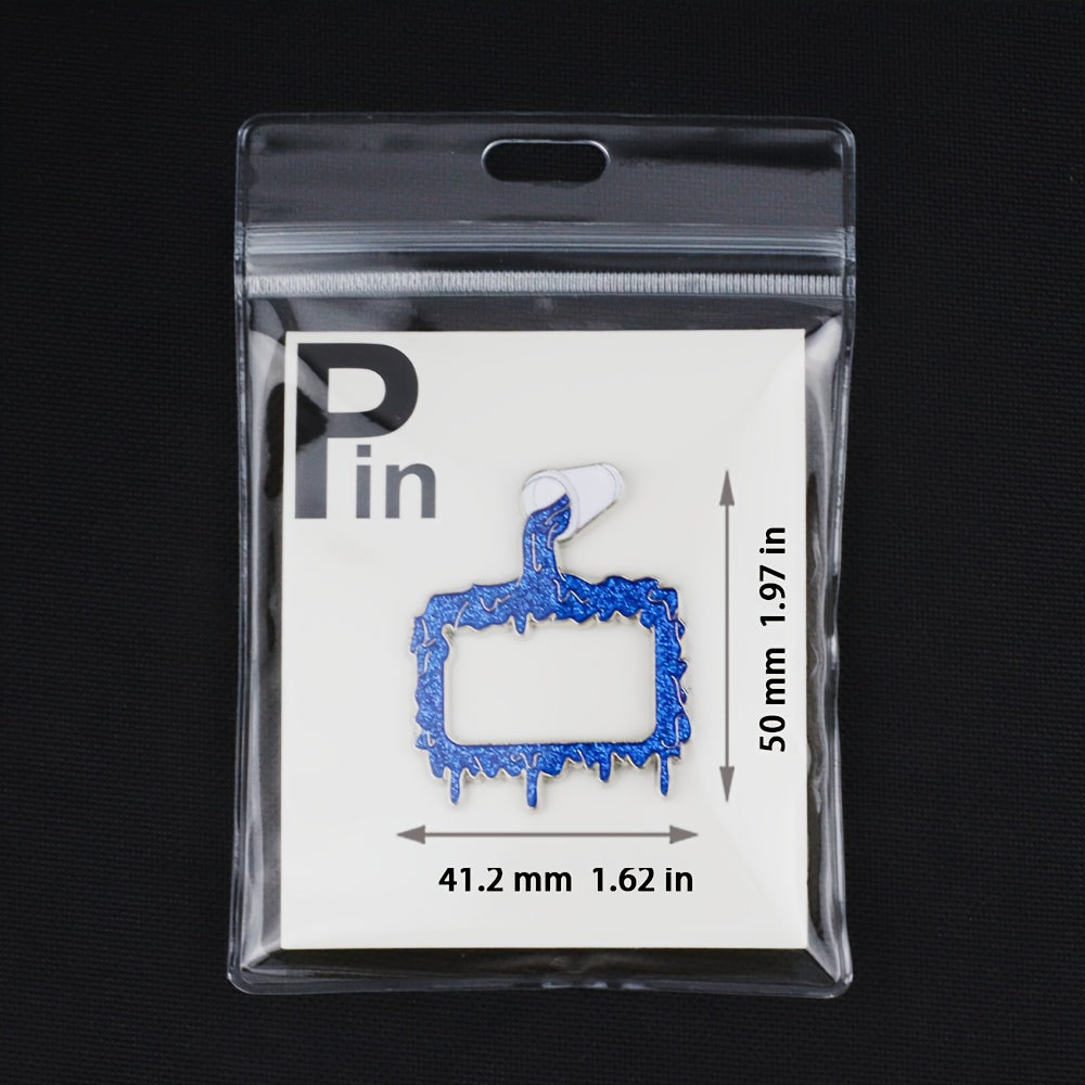 Metall shlyapa pin kvadrat suv stakan bezaklari baseball shapka uchun