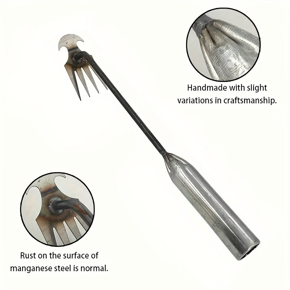 Stainless Steel Garden Weeding Rake and Shovel Set Rust-Resistant Durable Gardening Tools