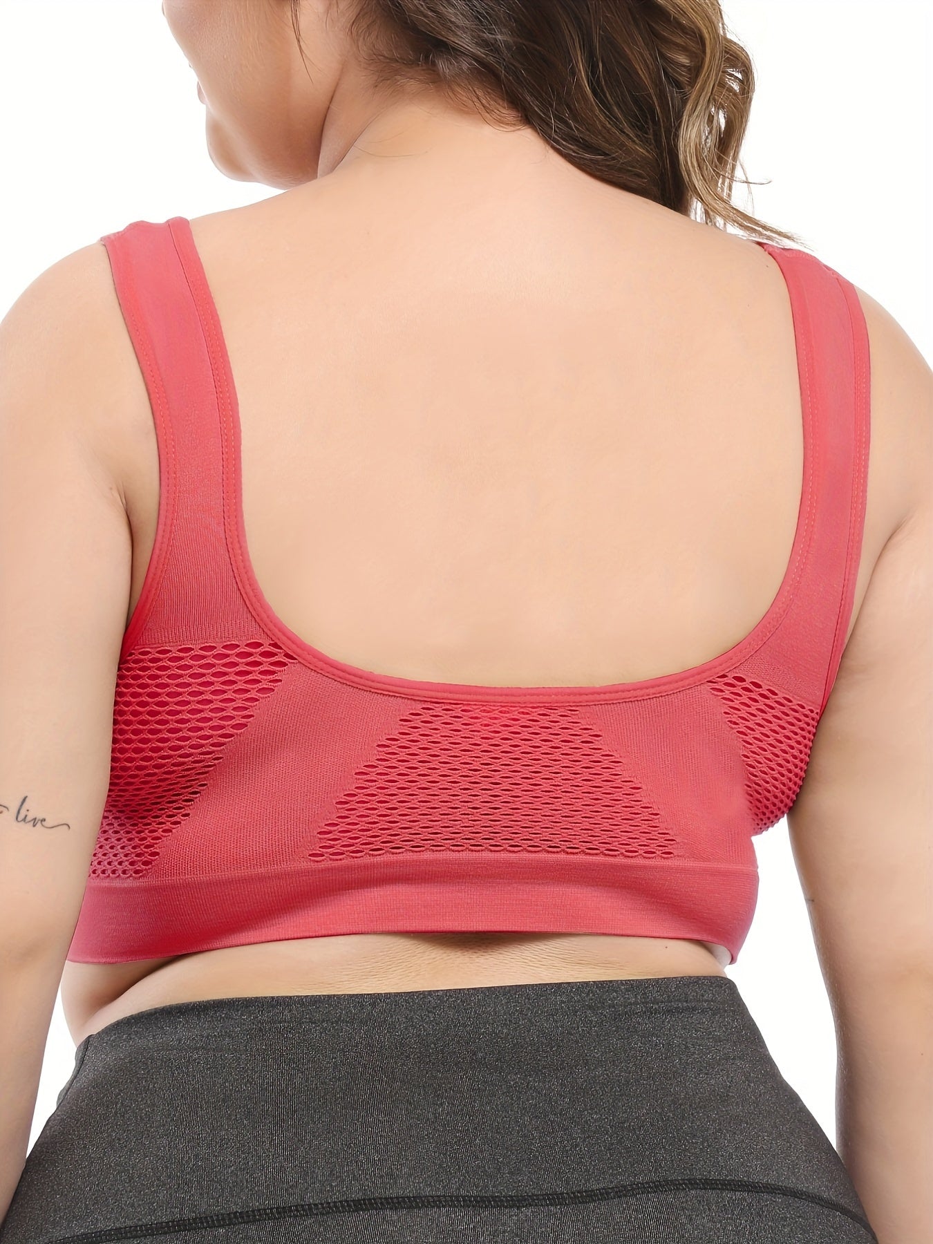 Women’s Seamless Plus Size Bras with Removable Pads Pack of 5