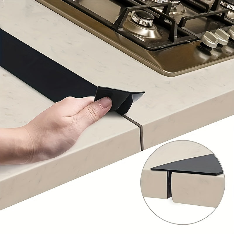 Oshxona stollari uchun silikon muhrlash chiziği, gaz pechlari uchun bo'shliq qopqog'i, ish stollari uchun himoya, yog' va dog'larga chidamli, uy va ofis ilovalari uchun moslashuvchan muhr.